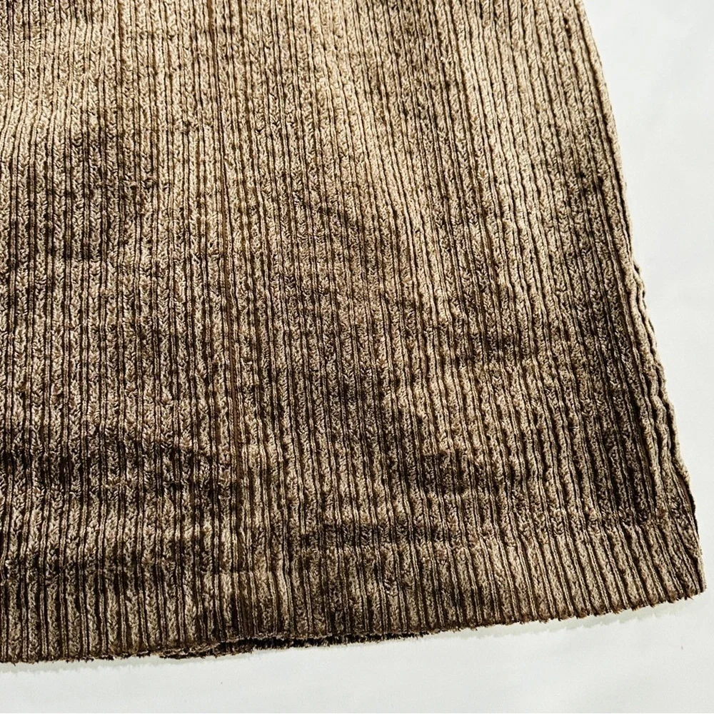Vintage BFA Classics Brown Corduroy Broad Wale Midi Skirt - Picture 3 of 8